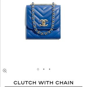 Chanel “Clutch with Chain” Red bag
